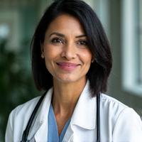 Portrait of Dr. Anya Patel, Cardiology Specialist and Advisor