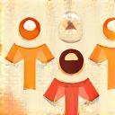 Illustration of connected people icons, representing social interaction tracking