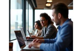 Professionals 35-45 managing work-life balance